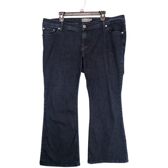 Torrid Luxe Slim Boot Super Stretch Dark Denim Jeans, Women's 18 Short Western - Picture 1 of 6